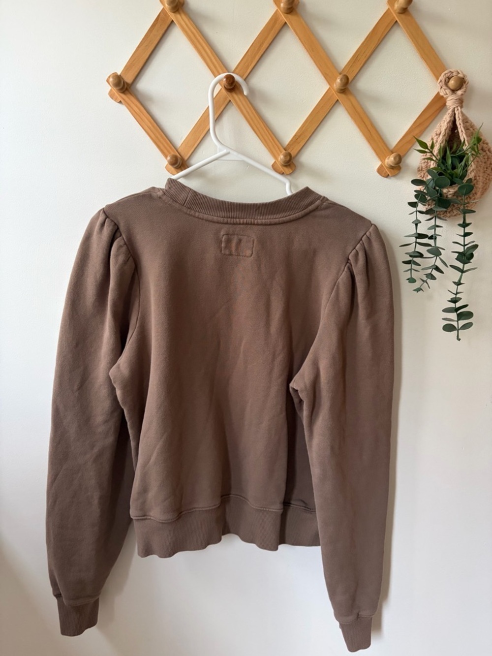 Wilfred Free Terry Fleece Sweatshirt *BROWN* - Picture 4 of 5